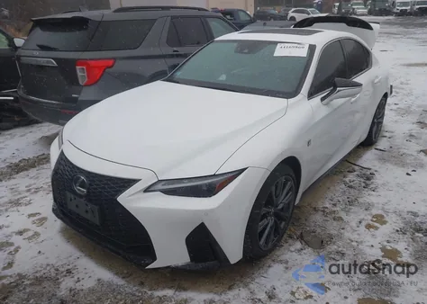 2022 Lexus Is 350 F Sport из США, поврежденный, VIN JTHGZ1E2XN5025694